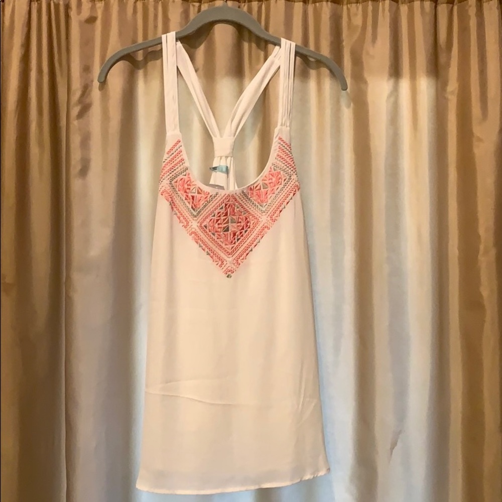 New with tags!  White flowy tank